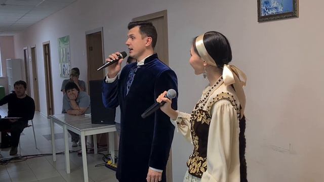 Выступление в пансионате Нафиса Назарова и Ильнар Гумеров - Белоснежная вишня смотреть онлайн