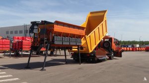 КДМ на автосамосвале МАЗ 6501