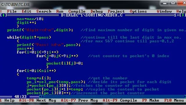 Radix Sort смотреть онлайн