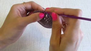 ?Вязаный мишка крючком аппликация МК