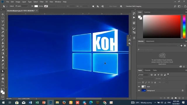 how to wright on picture window 10 in photoshop смотреть онлайн