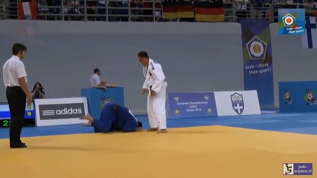 Judo 2014 European Championships Cadets: Jusufi (GER) - Akimenko (LAT) [-90kg] rep смотреть онлайн