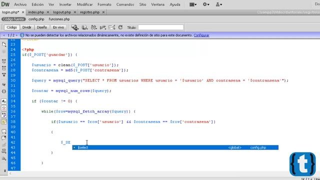 CAP 2 - Creando el login y logout ° SISTEMA DE USUARIOS PHP MYSQL смотреть онлайн