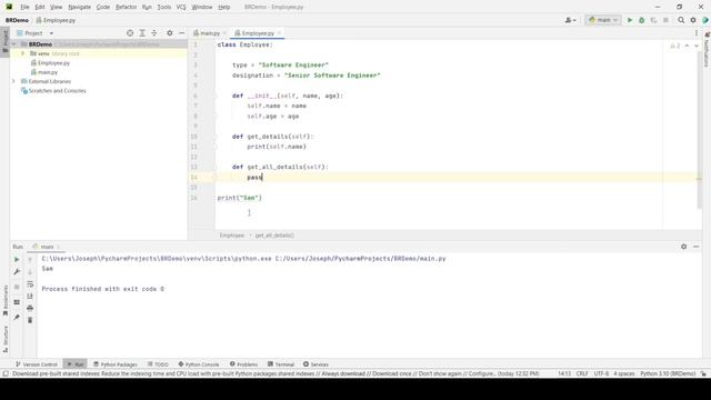 Class 6 - Python Tutorial For Beginners - Import Classes смотреть онлайн