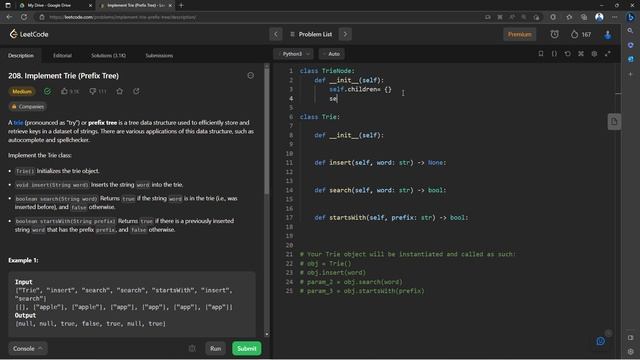 Implement Trie || Python || C++ || Java || Q. 208 || LeetCode Daily Challenges смотреть онлайн