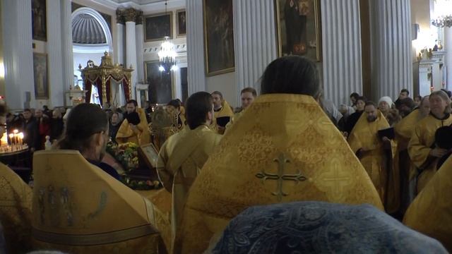 День св.блгв.кн. Александра Невского 6 декабря 2022 г. в Троицком соборе смотреть онлайн