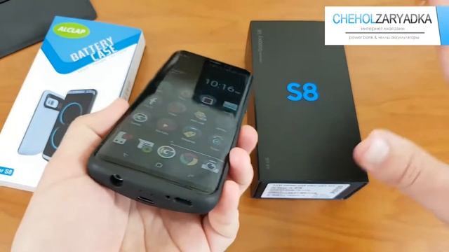 Чехол зарядка для Samsung Galaxy S8 смотреть онлайн
