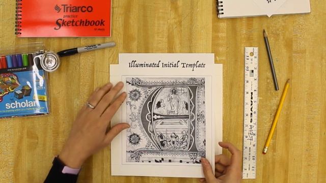 Illuminated Initial final sketch transfer смотреть онлайн