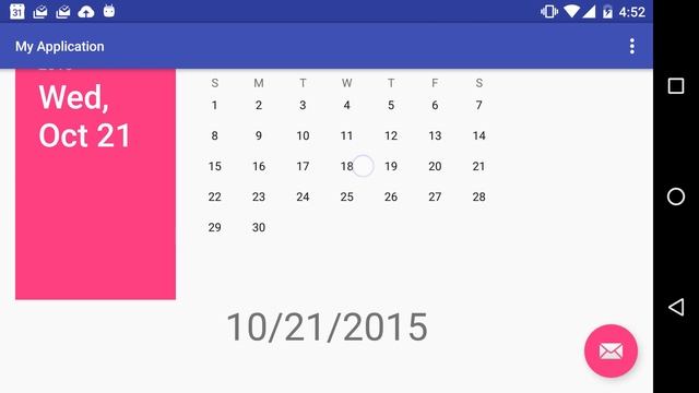 DatePicker BindingAdapter example смотреть онлайн