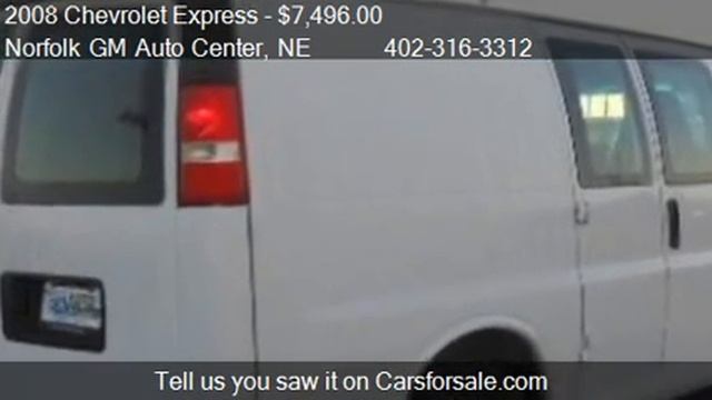 2008 Chevrolet Express G1500 - for sale in Norfolk, NE 68701 смотреть онлайн