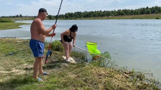 Ловля сома на креветку! Общий водоем смотреть онлайн