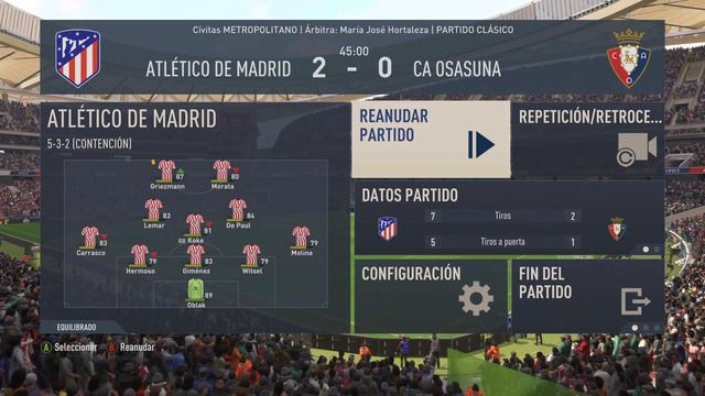 FIFA 23 - Atlético de Madrid vs Osasuna | Liga Española | Next Gen - Series X [4K 60FPS] смотреть онлайн