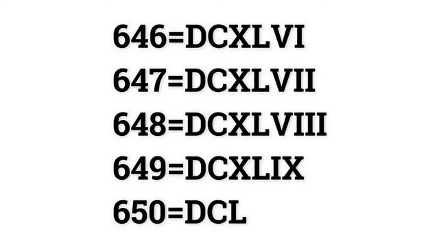 600 to 700 roman numbers|| 600 to 700 roman numerals|| roman ank|| смотреть онлайн