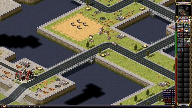 Red Alert 2 | double soviets on district map 2v2v2v2 | cncnet | gameplay смотреть онлайн
