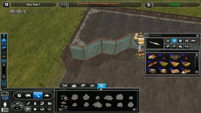 Zoo Tycoon 2: The Aquarium | GOBLIN SHARK TANK (Aquarium Part 5) смотреть онлайн