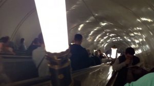 Выход из метро Новослободская.Москва.
