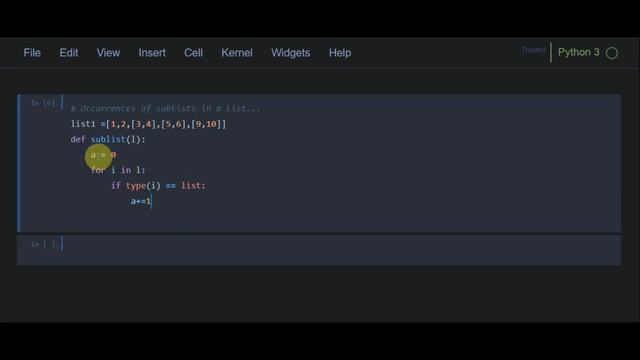 Python Tutorial 82 : Count Occurrences of Sub-lists in a list смотреть онлайн