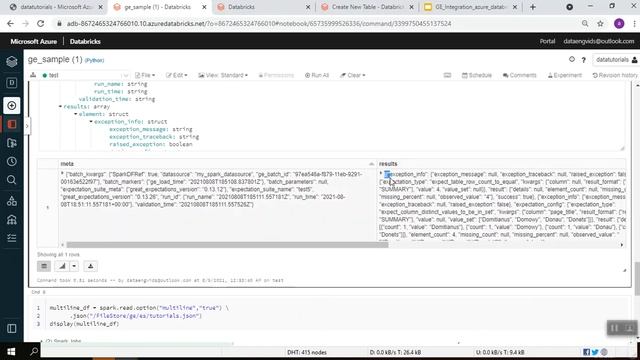 Data validation on datasets using great_expectations python package in databricks environment смотреть онлайн
