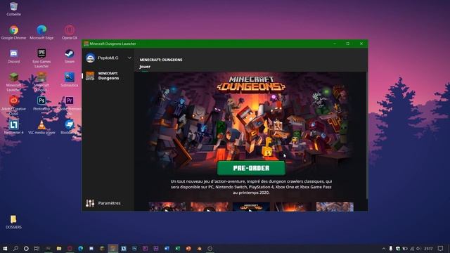 Comment télécharger le launcher Minecraft Dungeons смотреть онлайн