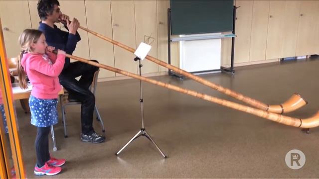 Ryeberg Home Movie: Alphorn Practice, Swiss Alps смотреть онлайн