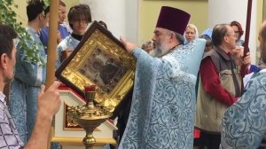 Прибытие чудотворной иконы «Умягчение злых сердец» из села Бачурино