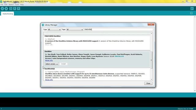 HOW TO INSTALL DS18B20, ONEWIRE AND CODECACHE LIBRARY смотреть онлайн