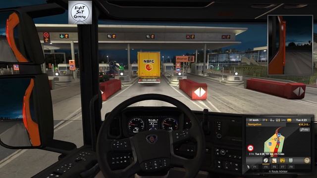 Scania Streamline – Euro Truck Simulator 2 * Strasbourg to Dijon (Fertilizer) * | Logitech G29 смотреть онлайн