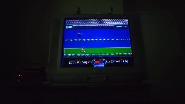 Excitebike Famicom / NES CRT TV Playthrough asmr смотреть онлайн