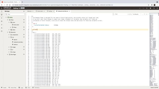 Skinning The Redwood Theme in Oracle Visual Builder смотреть онлайн