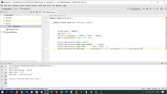 Belajar Java Part 1 смотреть онлайн