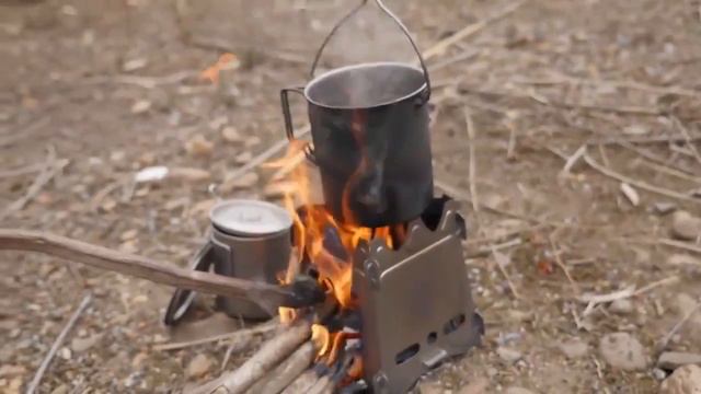 Wow,How cool for the camping pot to cooking tea and coffee-Outitdoor смотреть онлайн