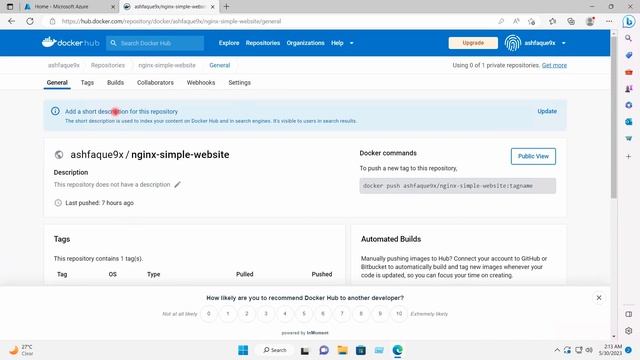 Azure Container Instances Docker | Azure Container Instances Tutorial | Deploy Docker Image to Azur смотреть онлайн
