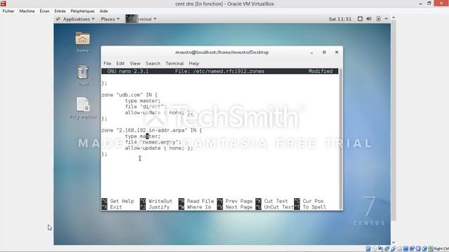 Install and configure DNS on CentOS 7 (VirtualBox) смотреть онлайн