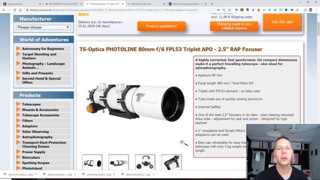 How to calculate the field of view of your camera and telescope смотреть онлайн