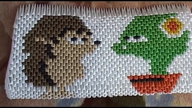 Модульное оригами. Панно из модулей смотреть онлайн