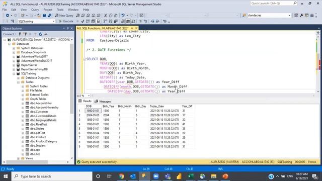 SQL Training Class 3 смотреть онлайн