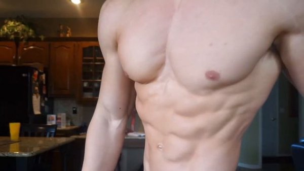 Teen Muscle flex biceps | Sixpack flexing  bodybuilder