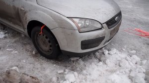 Тест хомутов,стяжек, браслетов противоскольжения на Ford Focus