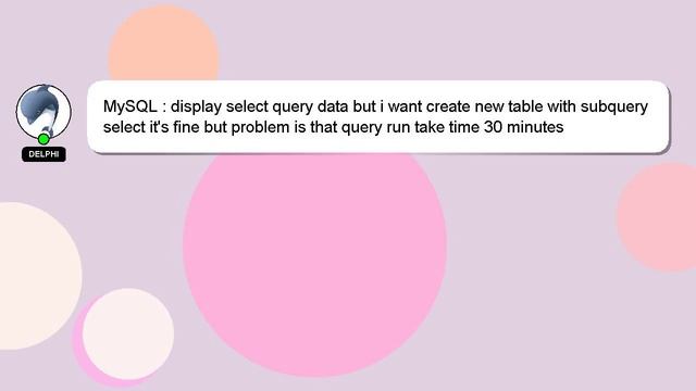 MySQL : display select query data but i want create new table with subquery select it's fine but pr смотреть онлайн