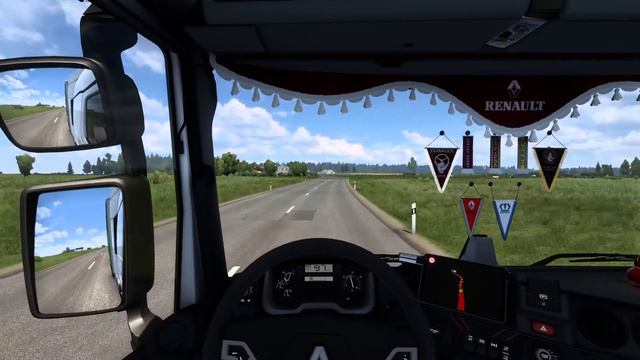 Стрим в ETS2 Сборка карт России и СНГ Погрузка в Вильнюсе,едем в Швецию. смотреть онлайн