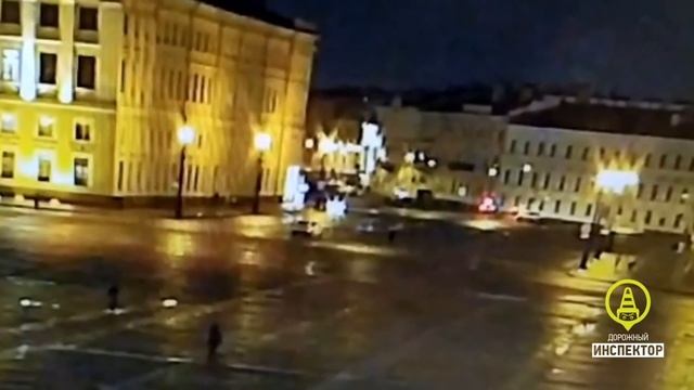 Удирал от ДПС по Дворцовой площади. Погоня под шариками. смотреть онлайн