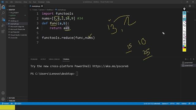 reduce() Function in Python | Higher Order Functions in Python | Python Tutorial in Hindi смотреть онлайн