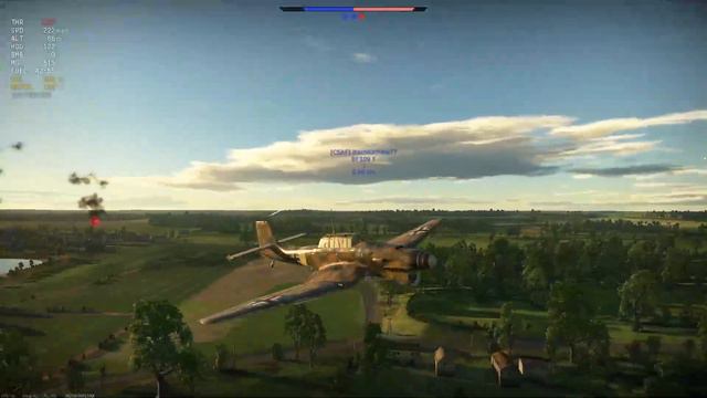 Go home Stuka you're legless - Ju-87 B-2 Stuka War Thunder Gameplay смотреть онлайн