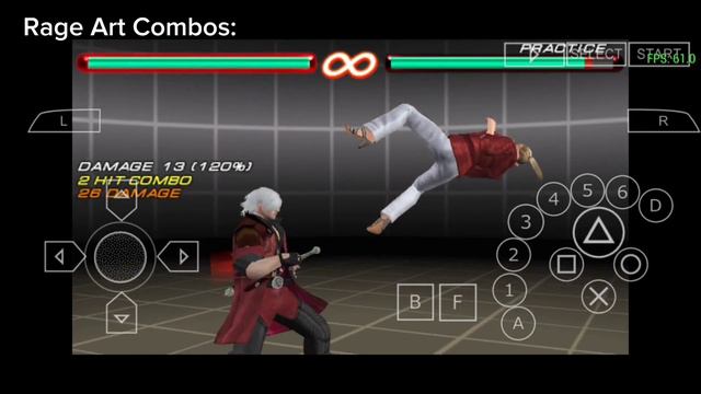 My combos for Miguel mod Dante in Tekken Global (Tekken 7 mobile) смотреть онлайн