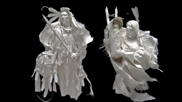 Эксклюзивные скульптуры из бумаги Пэтти и Аллена Экман!!! смотреть онлайн