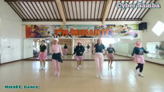 CYBER SAMBA Line Dance//High Intermediate Samba//Demo by MTL48 Muntilan Magelang Jateng INA смотреть онлайн