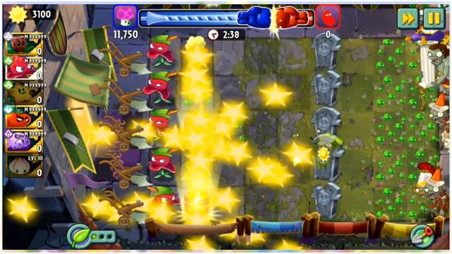 Plants VS Zombies 2 Mod Plants Level Mastery 999 999 | Unlock All Plants | 0 Sun No Reload | V8.2.2