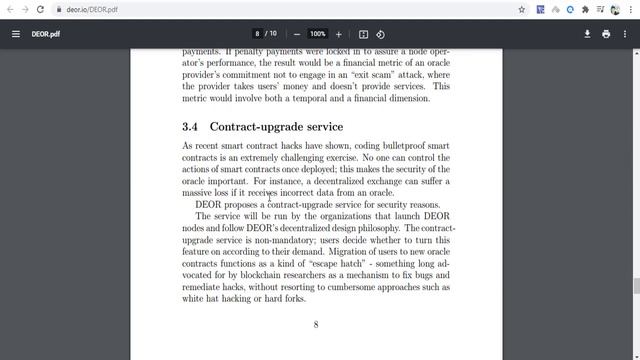 DEOR IS A FULLY DECENTRALIZED ORACLE NETWORK REVIEW смотреть онлайн