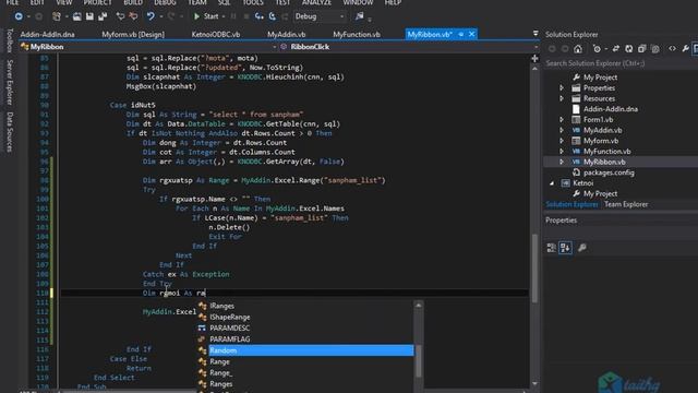 Lập trình VB.Net Excel - Bài 12.6. ODBC Driver - View Records смотреть онлайн