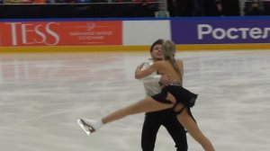 Виктория Синицина - Никита Кацалапов. травма в ПП. II этап кубка России, Москва 10.10.2020 Москва